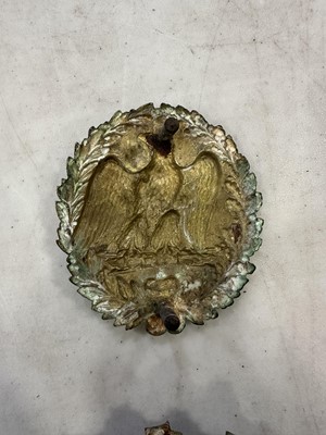 Lot 23 - French Second Empire Officer’s brass covered breast and backplate