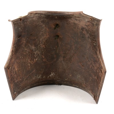 Lot 23 - French Second Empire Officer’s brass covered breast and backplate