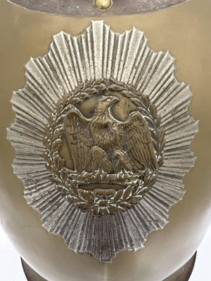 Lot 23 - French Second Empire Officer’s brass covered breast and backplate