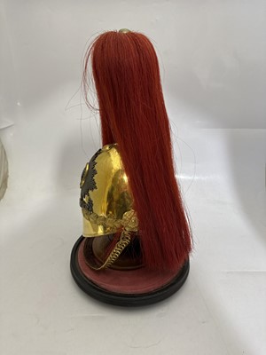 Lot 26 - Victorian officer’s Albert pattern gilt helmet