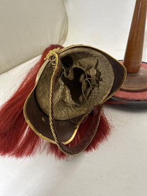 Lot 26 - Victorian officer’s Albert pattern gilt helmet