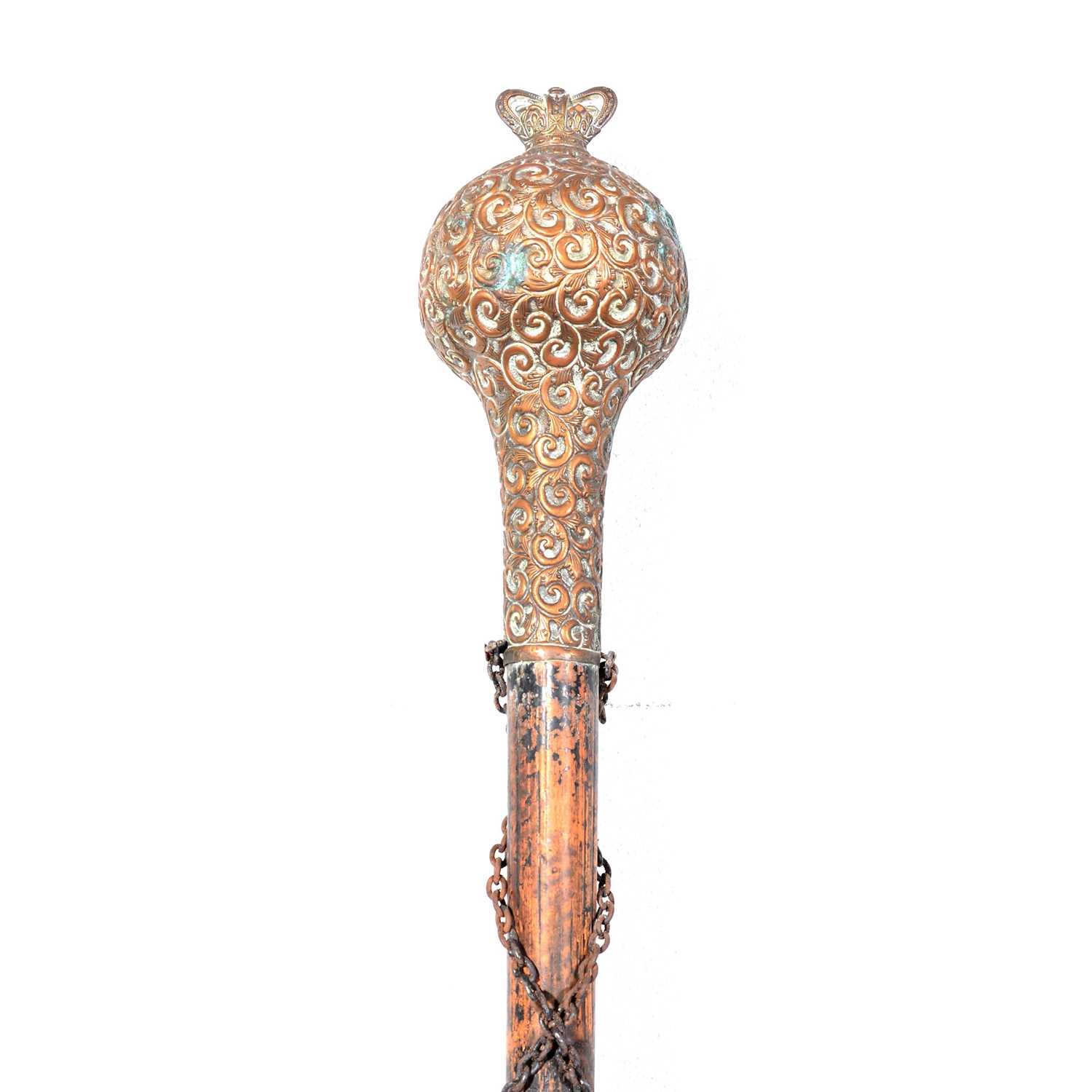 Lot 25 - Drum Major’s wooden mace