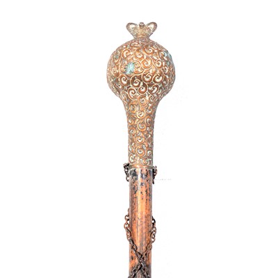 Lot 25 - Drum Major’s wooden mace