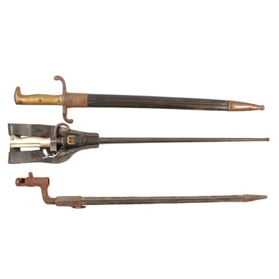 Lot 37 - Prussian bayonet and two others