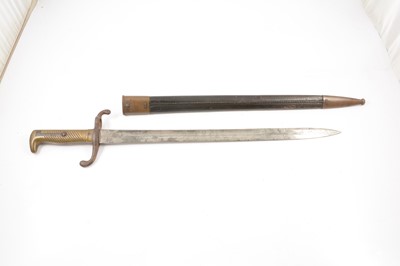 Lot 37 - Prussian bayonet and two others