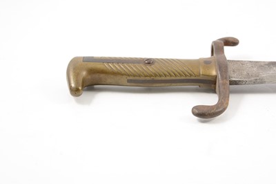 Lot 37 - Prussian bayonet and two others
