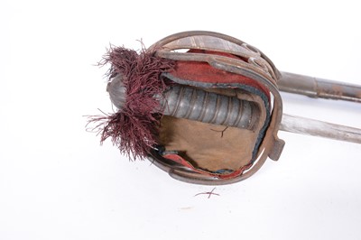 Lot 41 - Military basket hilted broadsword