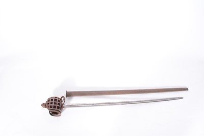 Lot 44 - Scottish basket hilted backsword