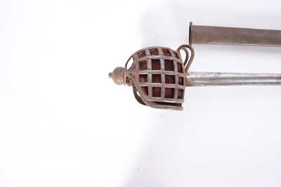 Lot 44 - Scottish basket hilted backsword