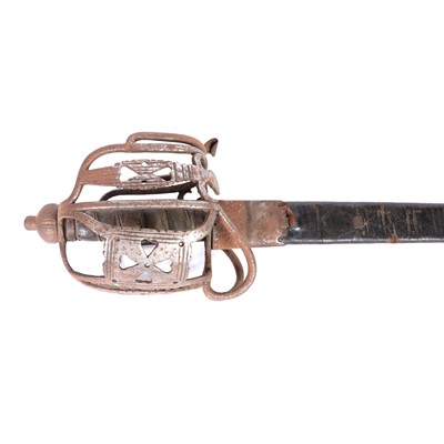 Lot 45 - Military basket hilted backsword