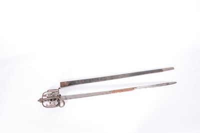 Lot 45 - Military basket hilted backsword