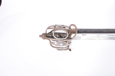 Lot 45 - Military basket hilted backsword