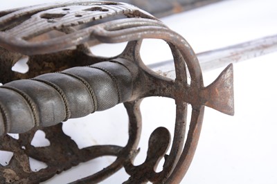Lot 45 - Military basket hilted backsword