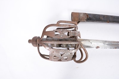 Lot 45 - Military basket hilted backsword