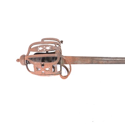 Lot 46 - Military basket hilted backsword