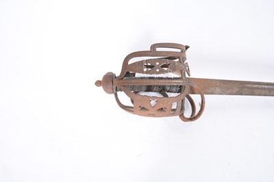 Lot 46 - Military basket hilted backsword