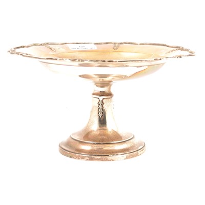 Lot 325 - A silver comport, Henry Williamson Ltd, Birmingham 1919.