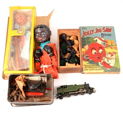 Lot 261 - Muhammad Ali hand puppet, Pelham Pupet Cinderella, boxed etc