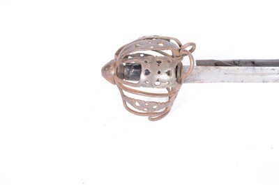 Lot 38 - Scottish basket hilted broadsword