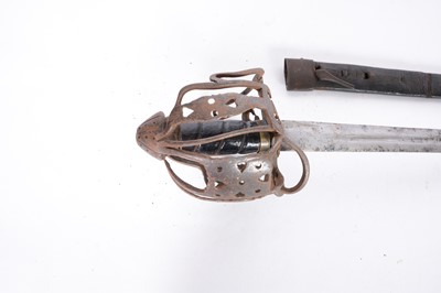 Lot 38 - Scottish basket hilted broadsword