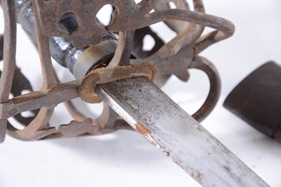 Lot 38 - Scottish basket hilted broadsword