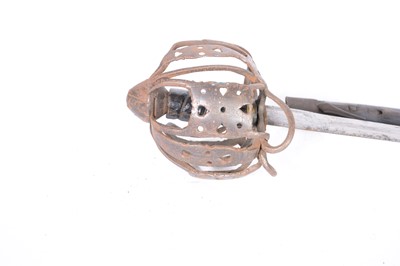 Lot 38 - Scottish basket hilted broadsword