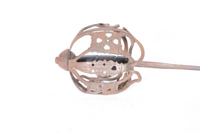 Lot 40 - Scottish basket hilted broadsword
