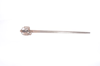 Lot 40 - Scottish basket hilted broadsword