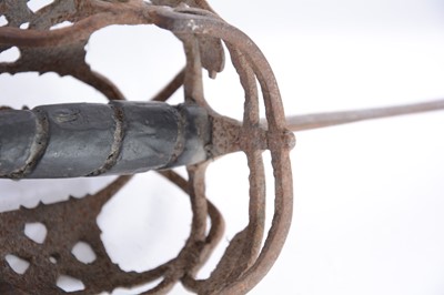 Lot 40 - Scottish basket hilted broadsword