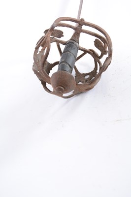 Lot 40 - Scottish basket hilted broadsword