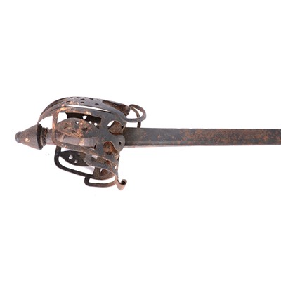 Lot 42 - Scottish basket hilted backsword