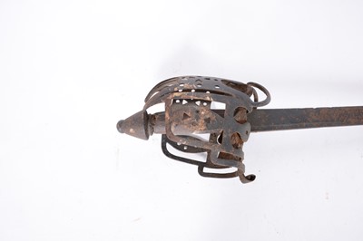 Lot 42 - Scottish basket hilted backsword