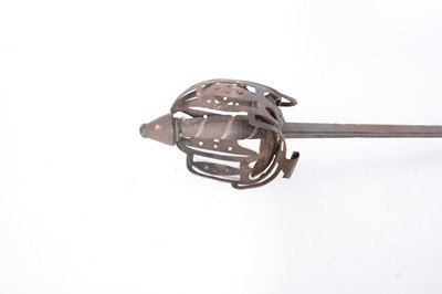Lot 42 - Scottish basket hilted backsword