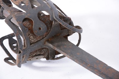 Lot 42 - Scottish basket hilted backsword