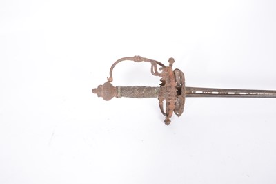 Lot 83 - English rapier