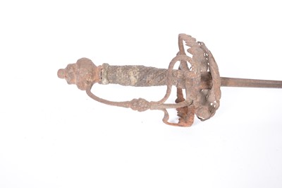 Lot 83 - English rapier