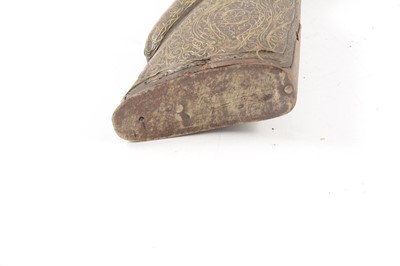 Lot 10 - Pair of Turkish flintlock blunderbuss pistols