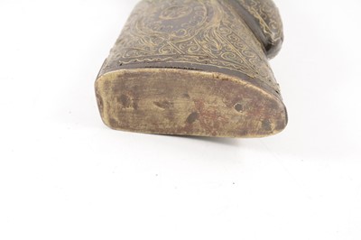 Lot 10 - Pair of Turkish flintlock blunderbuss pistols