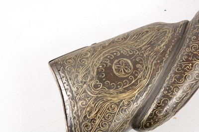 Lot 10 - Pair of Turkish flintlock blunderbuss pistols