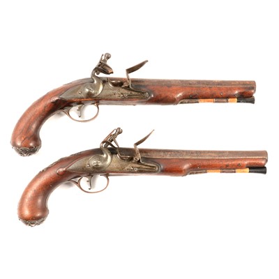 Lot 8 - Pair of flintlock pistols