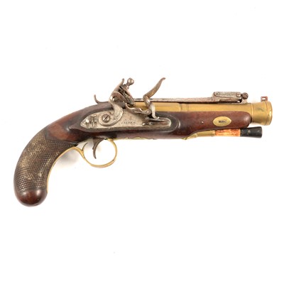 Lot 2 - Flintlock blunderbuss pistol