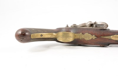 Lot 2 - Flintlock blunderbuss pistol