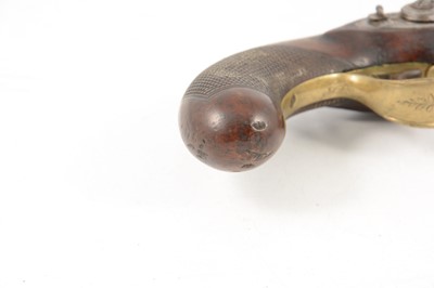 Lot 2 - Flintlock blunderbuss pistol