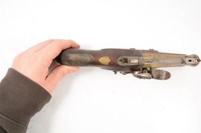 Lot 2 - Flintlock blunderbuss pistol
