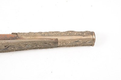 Lot 9 - Turkish flintlock pistol and an Arab pistol
