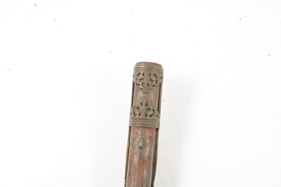 Lot 9 - Turkish flintlock pistol and an Arab pistol