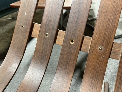 Lot 8 - 1960s 'Scandia' design rosewood and chrome lounge chair, by Hans Brattrud
