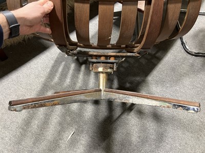 Lot 8 - 1960s 'Scandia' design rosewood and chrome lounge chair, by Hans Brattrud