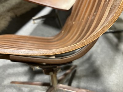 Lot 8 - 1960s 'Scandia' design rosewood and chrome lounge chair, by Hans Brattrud