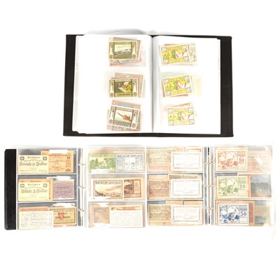 Lot 337 - Three albums of German and Austrian Notgeld and Gutschein.